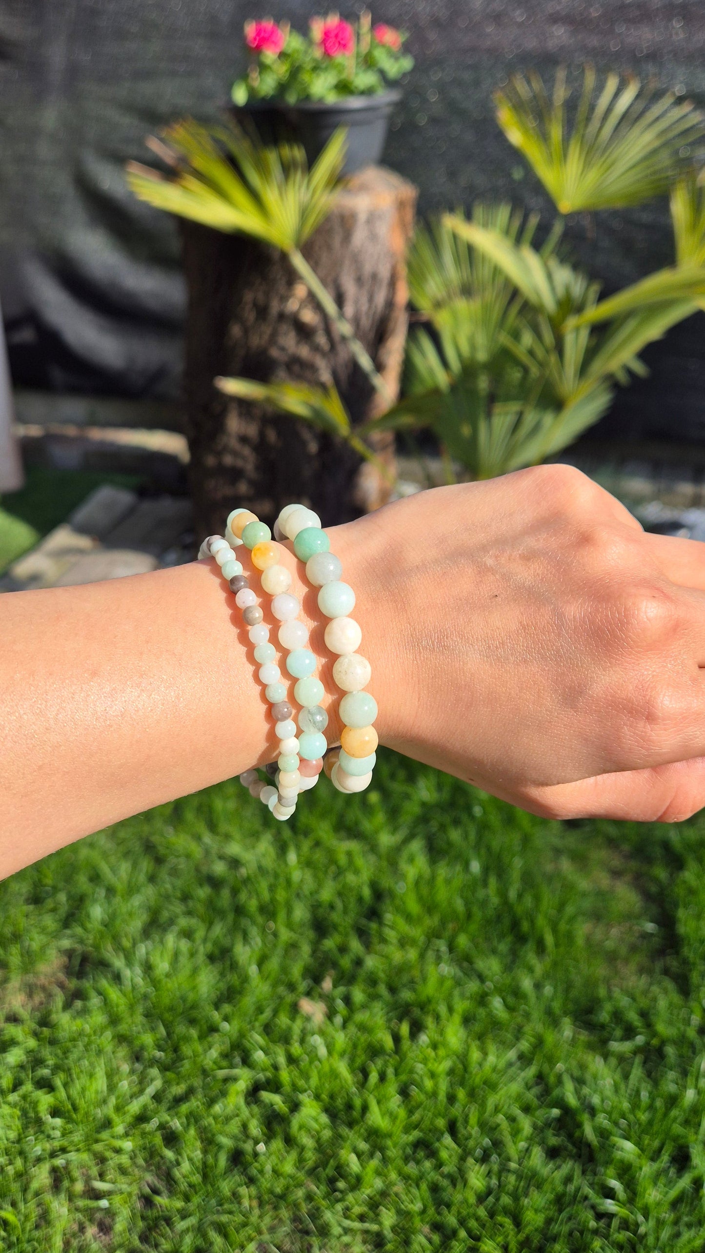 Amazoniet Armband - Verschillende Maten