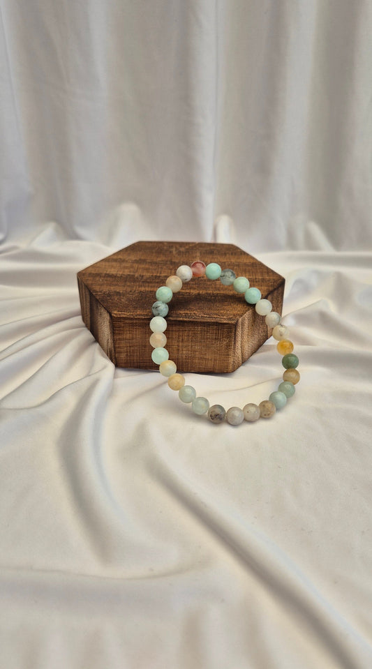 Amazoniet armbanden 4/6/8mm